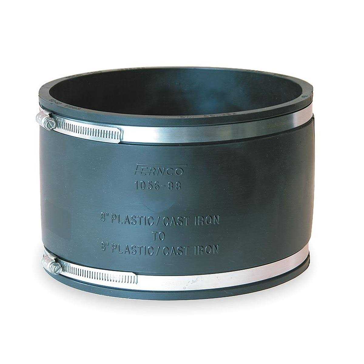 Fernco Flexible Coupling PVC 8 in For Pipe Size 1056-88