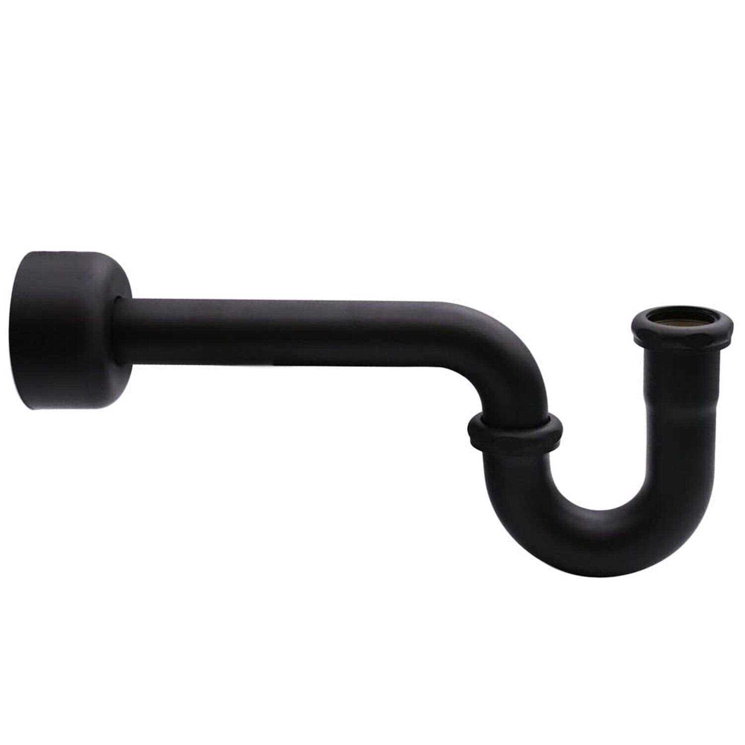 Westbrass Brass P-Trap 1/4-Turn Lavatory Kit Valves/Risers D1838QRL - Image 5