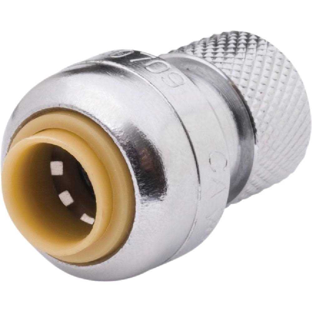 SharkBite Drain Tubes & Fittings 1 Brass Push-to-Connect x Male Pipe Thread Adapter - Image 5