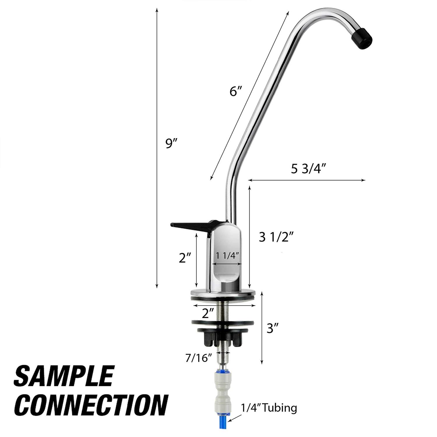 iSpring Standard Reverse Osmosis RO Drinking Water Filter Faucet - Image 2