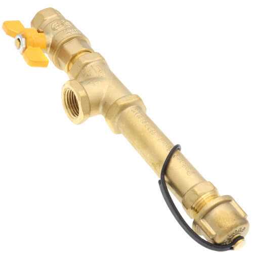 Webstone H-22442 1/2 Gas Sediment Trap with Full Port Gas Ball Valve - Image 3