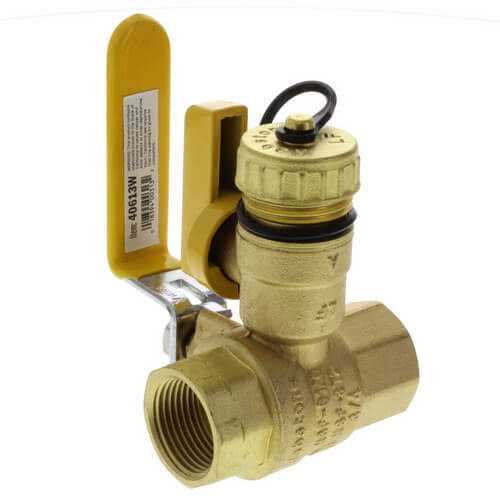 Webstone H-40613W 3/4 Pro-Pal Full Port Forged Brass Ball Valve w/ Hi-Flow Hose Drain & Reversible Handle - Image 3