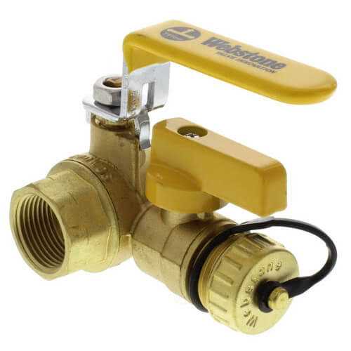 Webstone H-40613W 3/4 Pro-Pal Full Port Forged Brass Ball Valve w/ Hi-Flow Hose Drain & Reversible Handle - Image 4