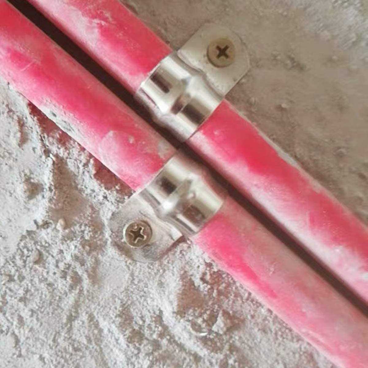 Nge 4inch Rigid Pipe Strap Clamp-Two Hole Strap-U Bracket Tube Clip-Stainless Steel Heavy Duty Pipe Fasten Holder-Secures Condu - Image 2