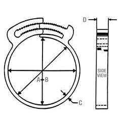Heavy Duty Double Gripping Nylon Plastic Hose Clamps - Image 2