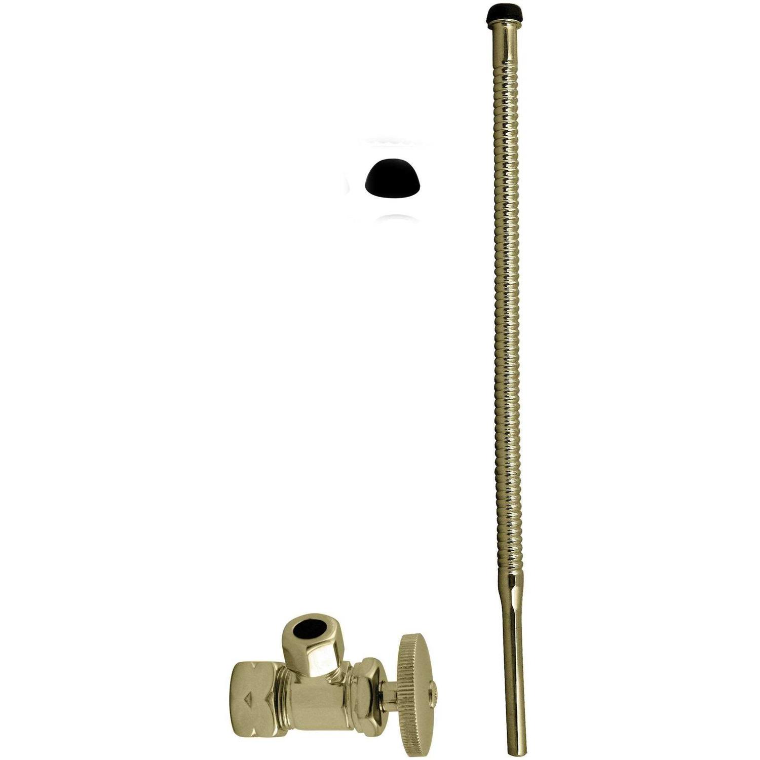 Westbrass Corrugated Supply Kit with Round Handle 5/8 OD x 3/8 OD x 12 D105K12-01 - Image 4