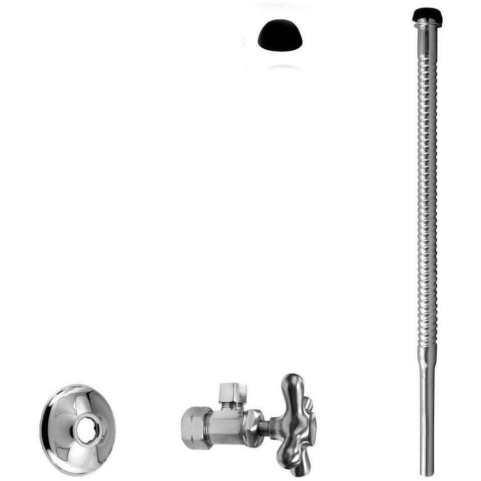 Westbrass Corrugated Supply Kit with Round Handle 5/8 OD x 3/8 OD x 12 D105K12-01 - Image 5
