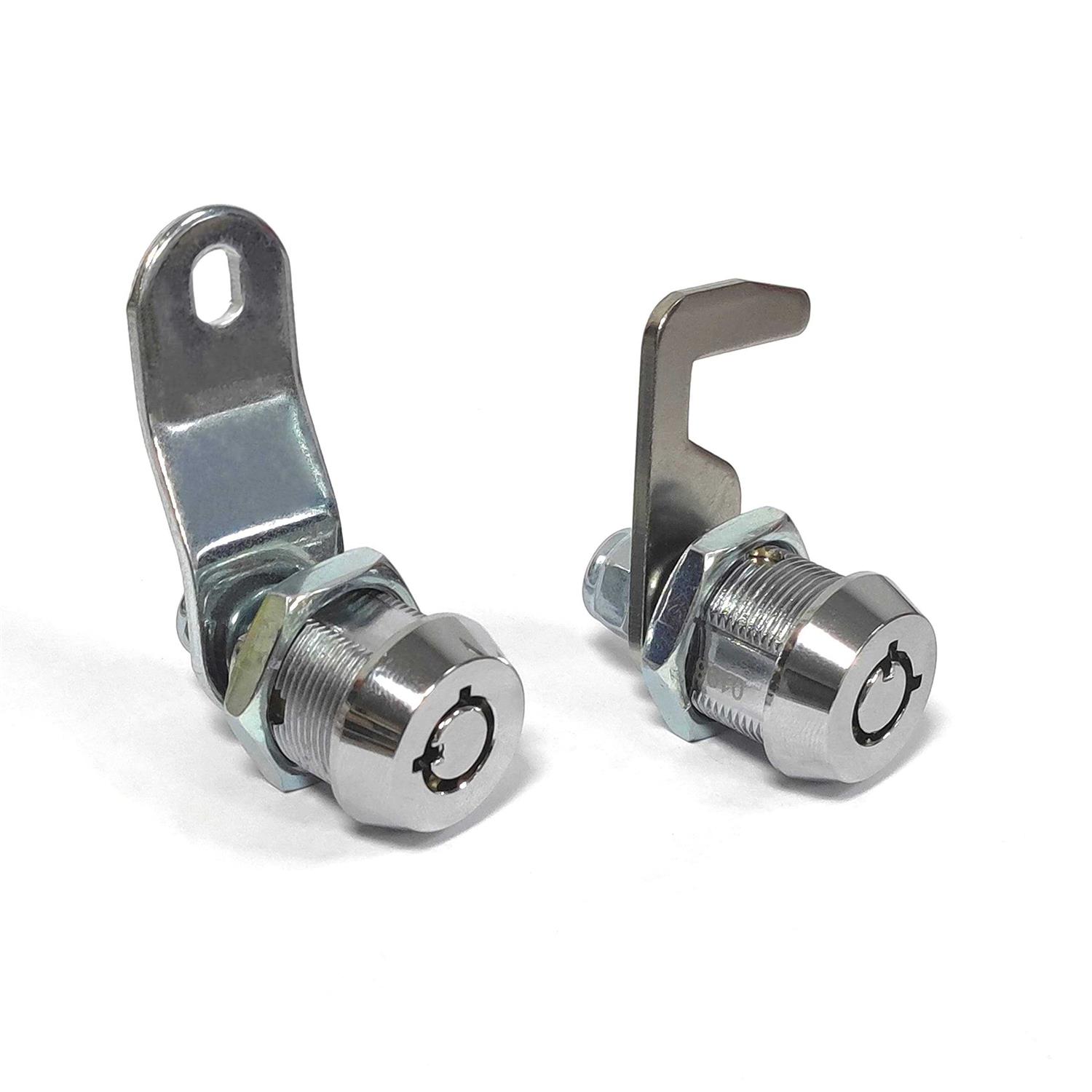 NIANNIAN 2 pack toolbox lock 5/8 tubular cam replacement lock hook cam keyed alike with 4 keys - Image 3