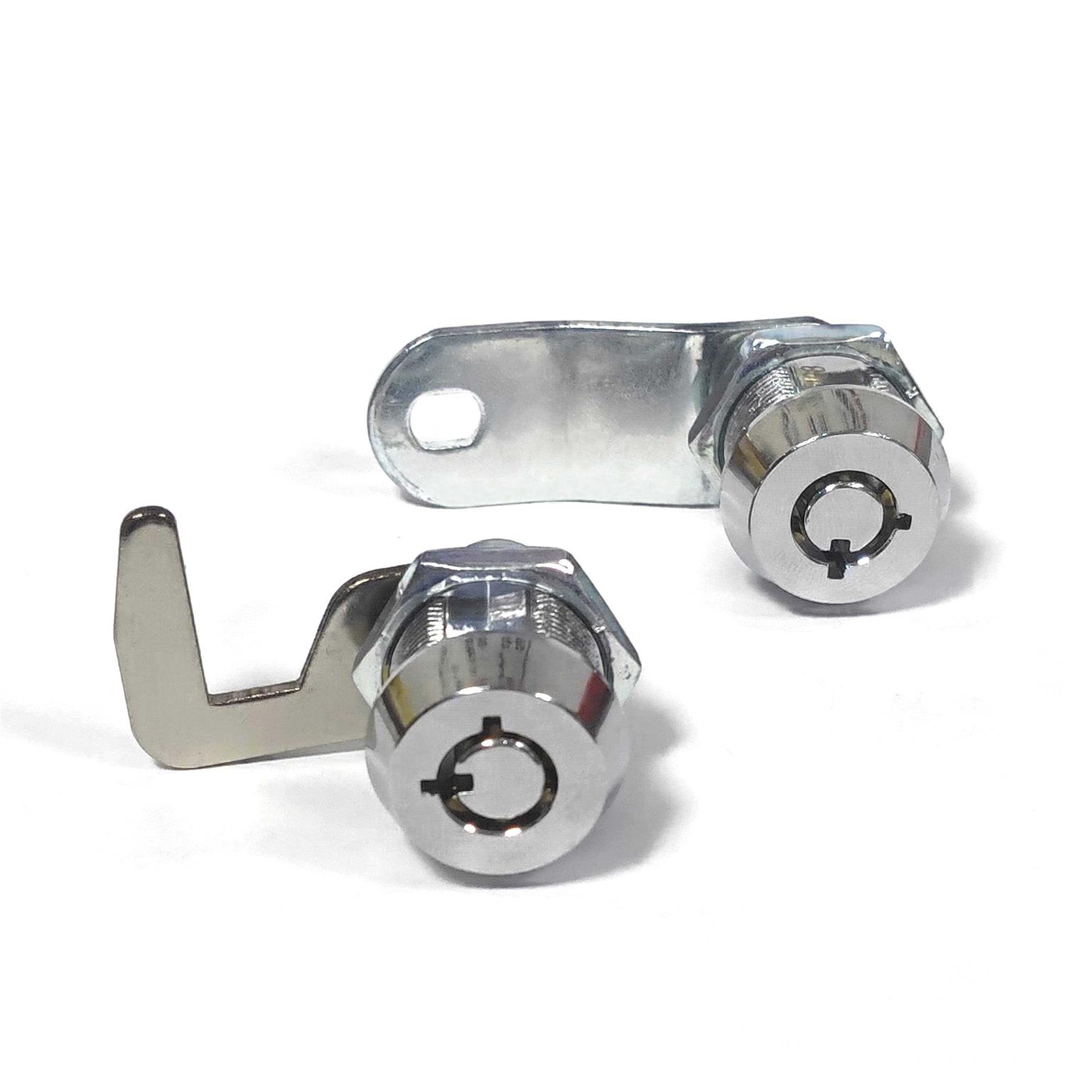 NIANNIAN 2 pack toolbox lock 5/8 tubular cam replacement lock hook cam keyed alike with 4 keys - Image 5