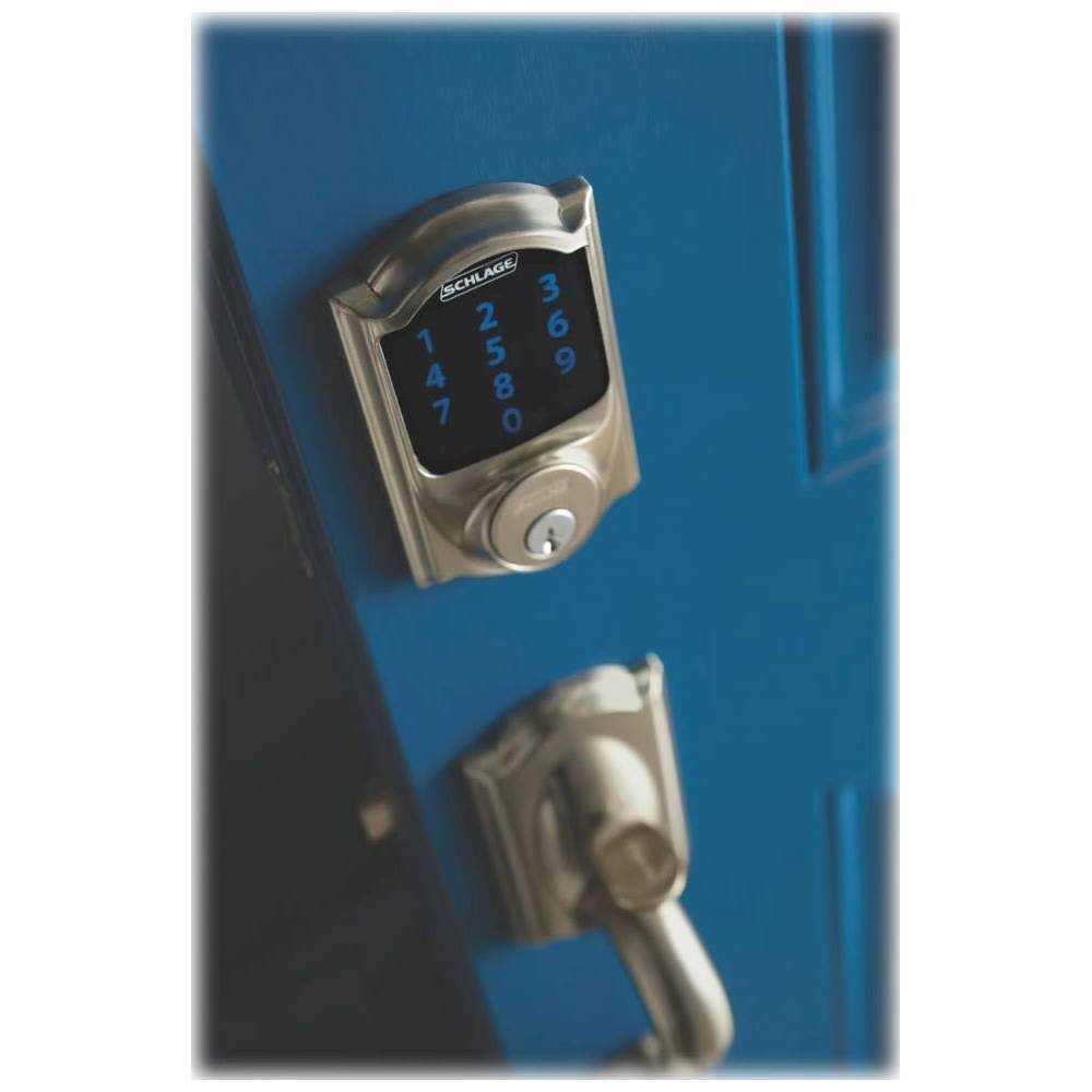 Schlage Connect Touchscreen Electronic Deadbolt Satin Nickel - Image 4