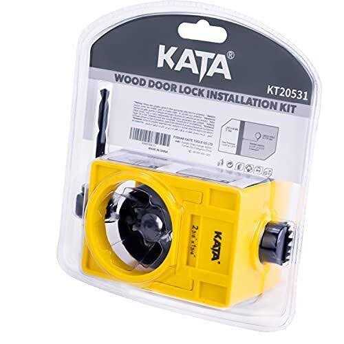 KATA Door Lock Installation Kit for Wooden Doors with Guide Template - Image 4