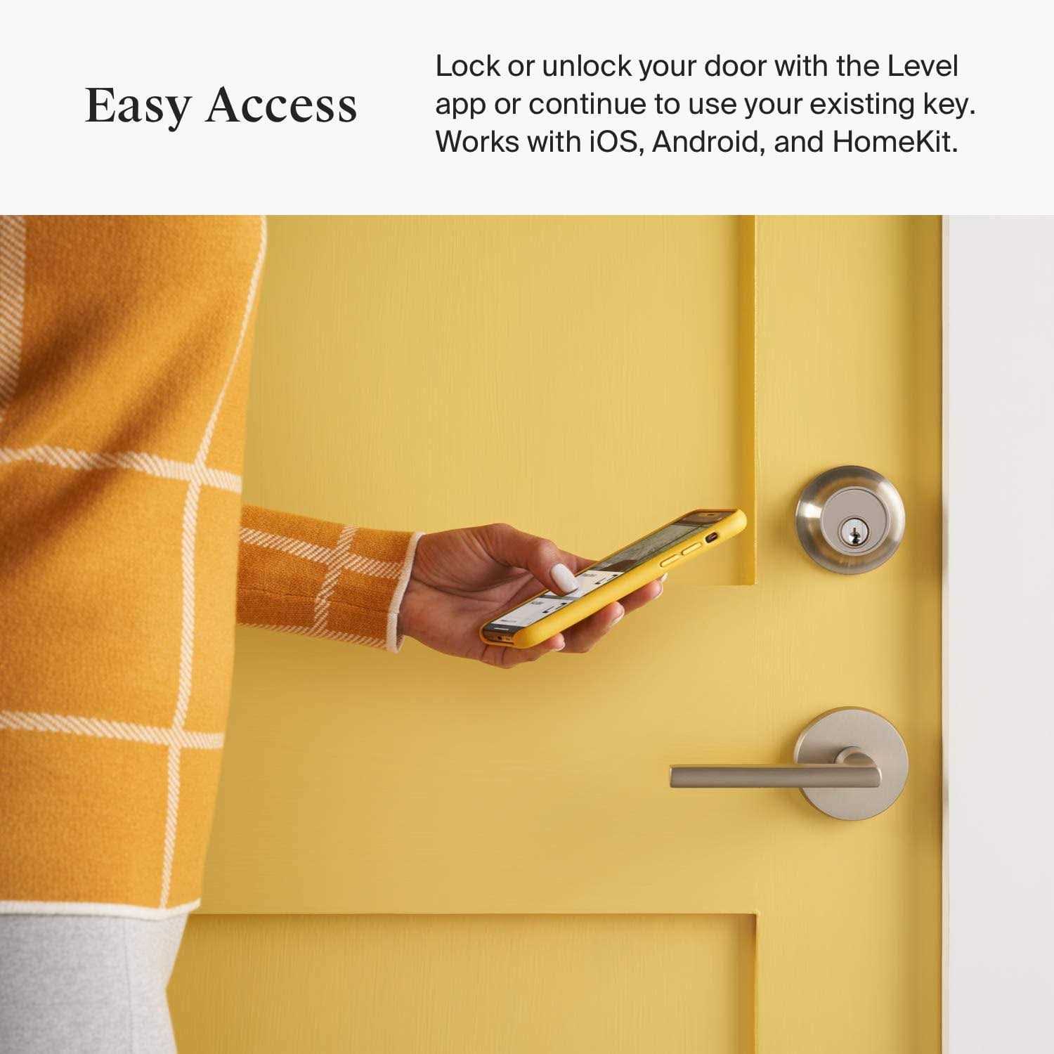 Level Bolt Smart Lock Bluetooth Deadbolt Works with Your Existing Lock - Image 3