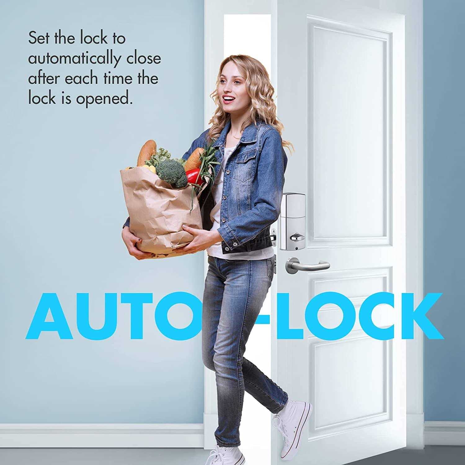 Imagic Keypad Deadbolt Keyless Entry Deadbolt Lock Electronic Keypad Door Lock - Image 5