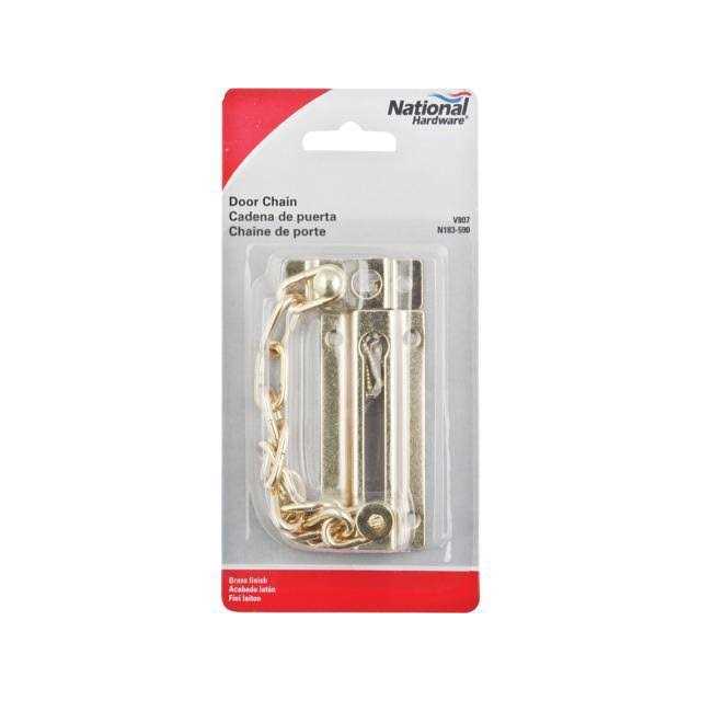 National Hardware Brass Door Chain - Image 4