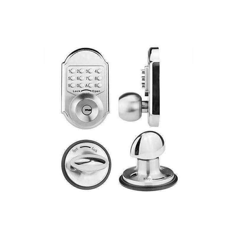 Megaflint Keyless Entry Door Lock Deadbolt Keypad Mechanical Stainless Steel 100% Mechanical - Image 5