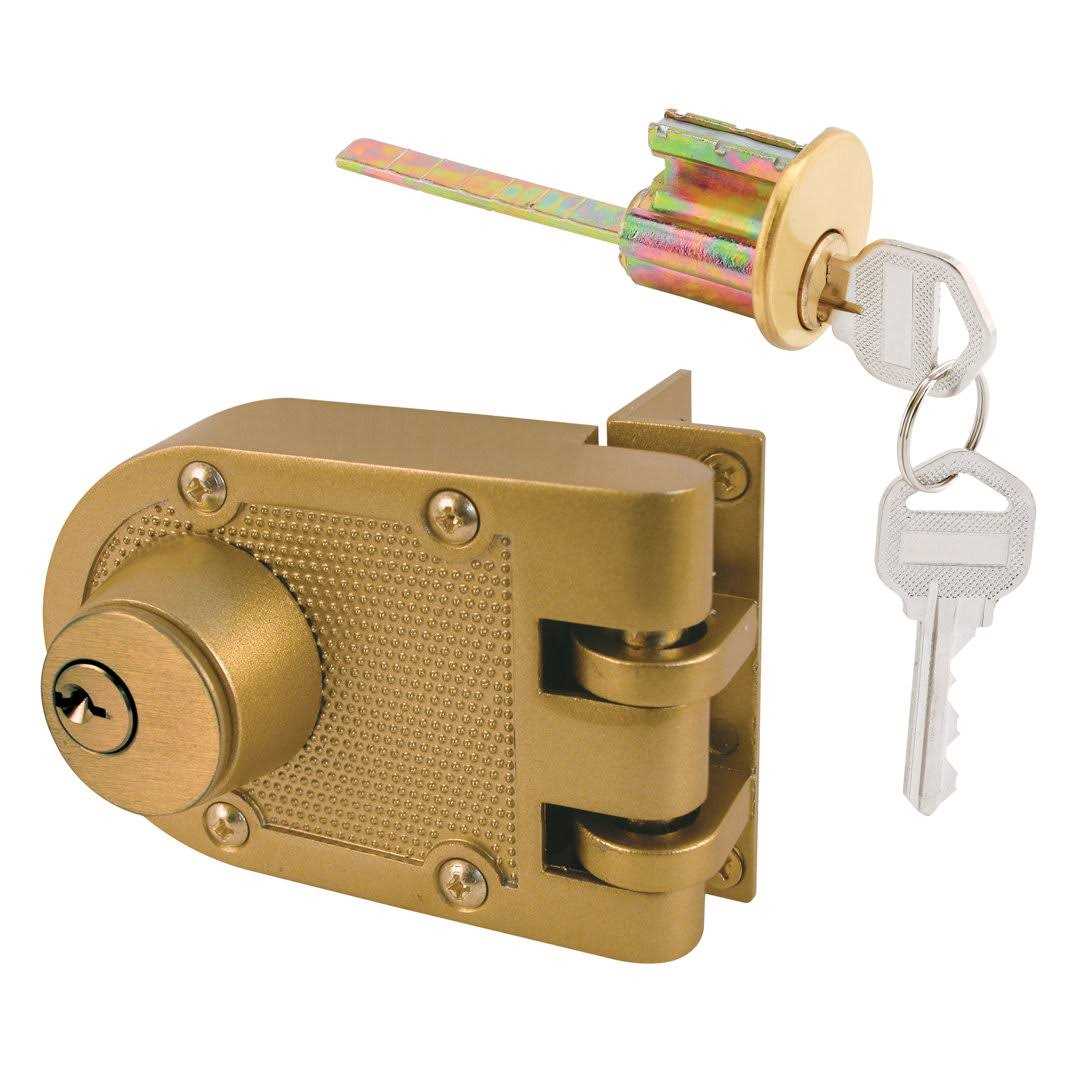 Prime-Line Jimmy-Resistant Deadlock Brass U 9972 - Image 4