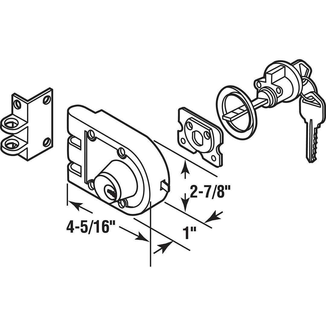 Prime-Line Jimmy-Resistant Deadlock Brass U 9972 - Image 5
