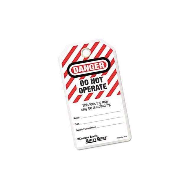 Master Lock Heavy-duty English Tags 497A - Image 5