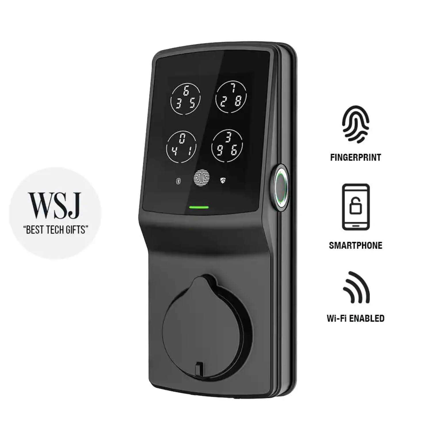 Lockly Secure Pro Matte Black Smart Lock Deadbolt with 3D - Image 5