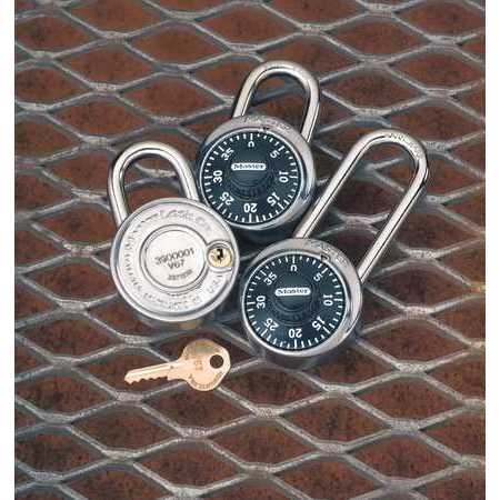 Master Key for Master Lock Combination Padlock with Optional Key - Master Lock - Qty of 3 - H-2062 - Image 4