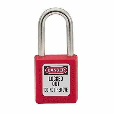 Master Lock Red Safety Padlock 410RED - Image 3