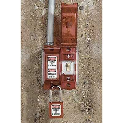 Master Lock Red Safety Padlock 410RED - Image 4