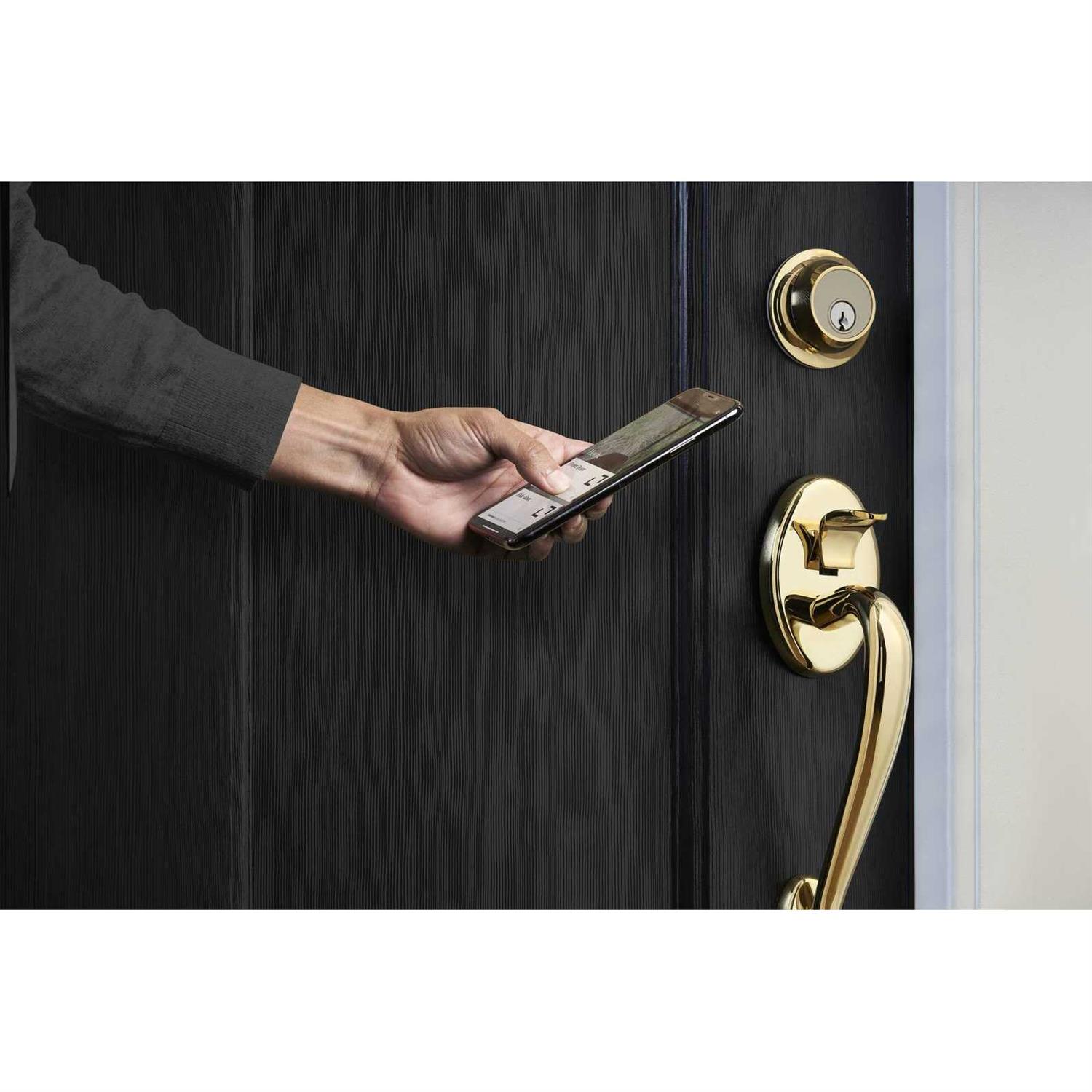 Level Touch Edition Smart Lock Polished Brass Bluetooth Electronic Deadbolt Smart - Image 4