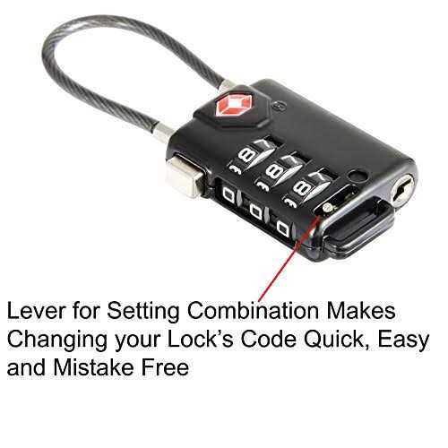 Forge TSA Approved Cable Luggage Locks - Image 5