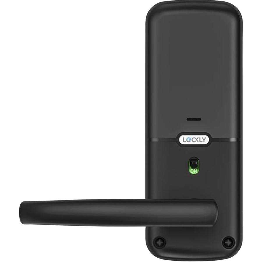 Lockly Secure Pro Matte Black Smart Wifi Mobile Lever Latch - Image 3