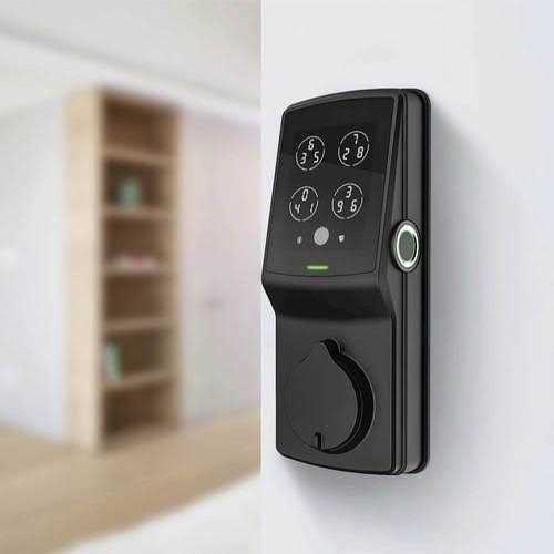 Lockly Secure Pro Matte Black Smart Wifi Mobile Lever Latch - Image 4