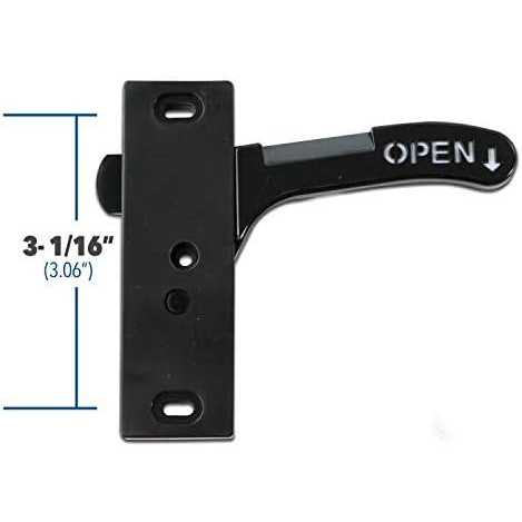 Leisure Coachworks RV Screen Door Latch Right Hand Handle Kit - Image 3