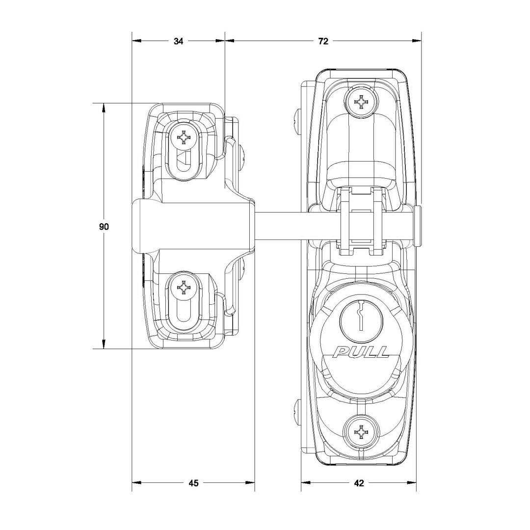 Lockey USA SUMO Gravity Latch SGL-SS - Image 4