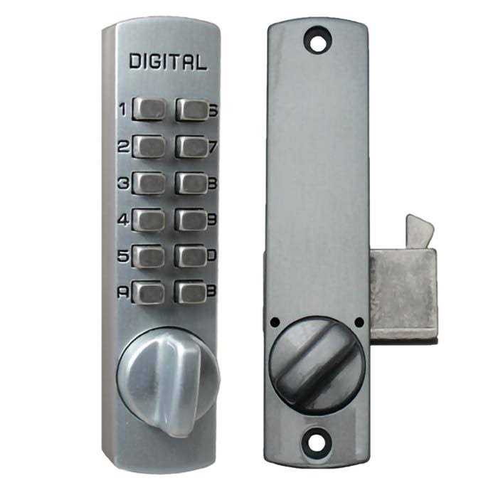 Lockey C-150-SC Mechanical Keyless Surface Mount Hook Bolt Lock - Image 3