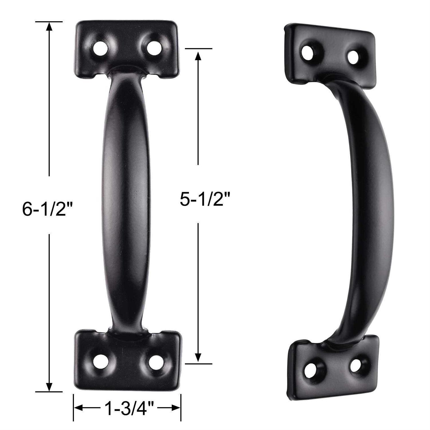 Heavy Duty Gate Hardware Kit,with Self Locking Gate Latch,2 Pcs 6inch T-hinges,1 Pc 6.5inch Gate Handle - Image 3