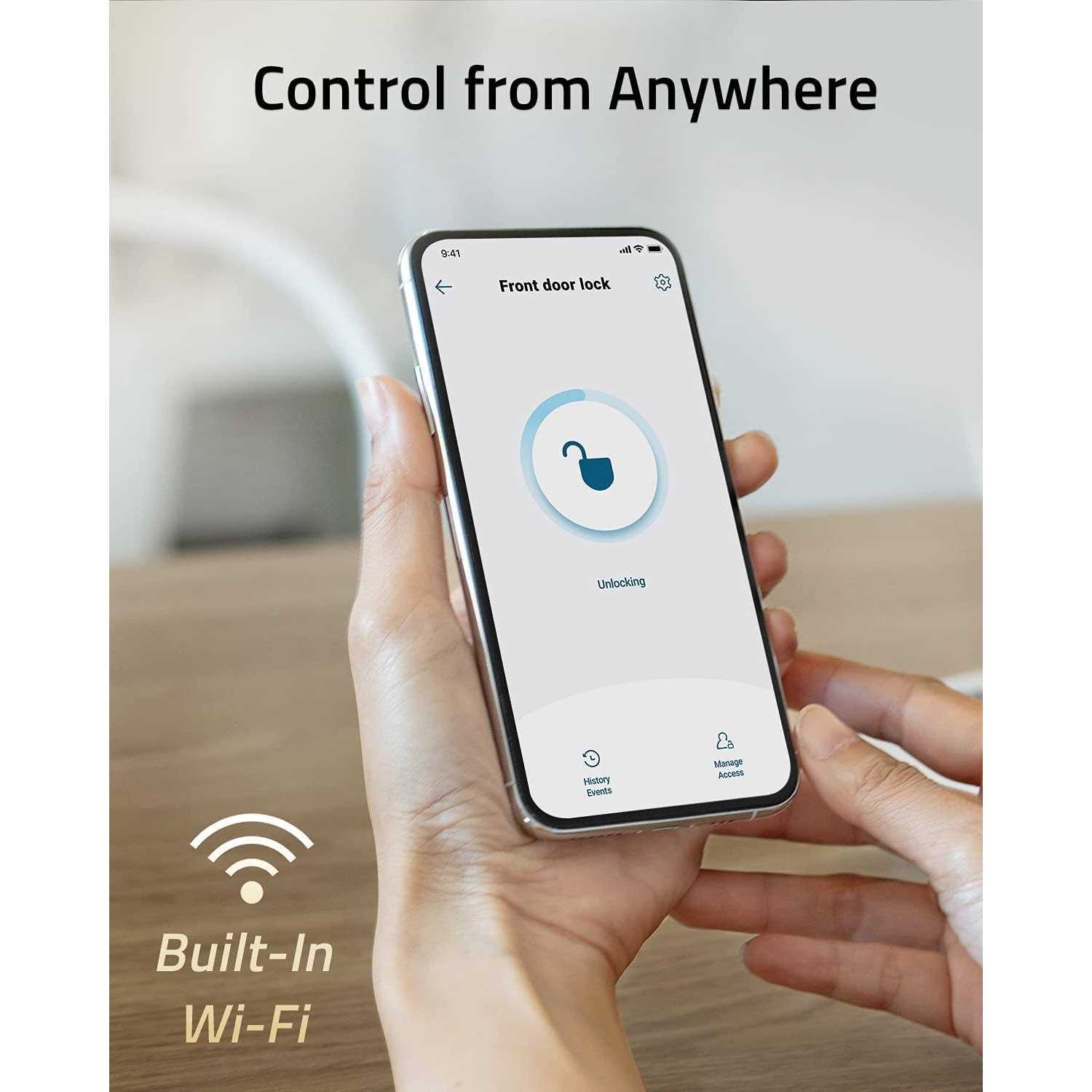 Eufy Security Smart Lock Touch & Wi-Fi Fingerprint Keyless Entry Door Lock - Image 4