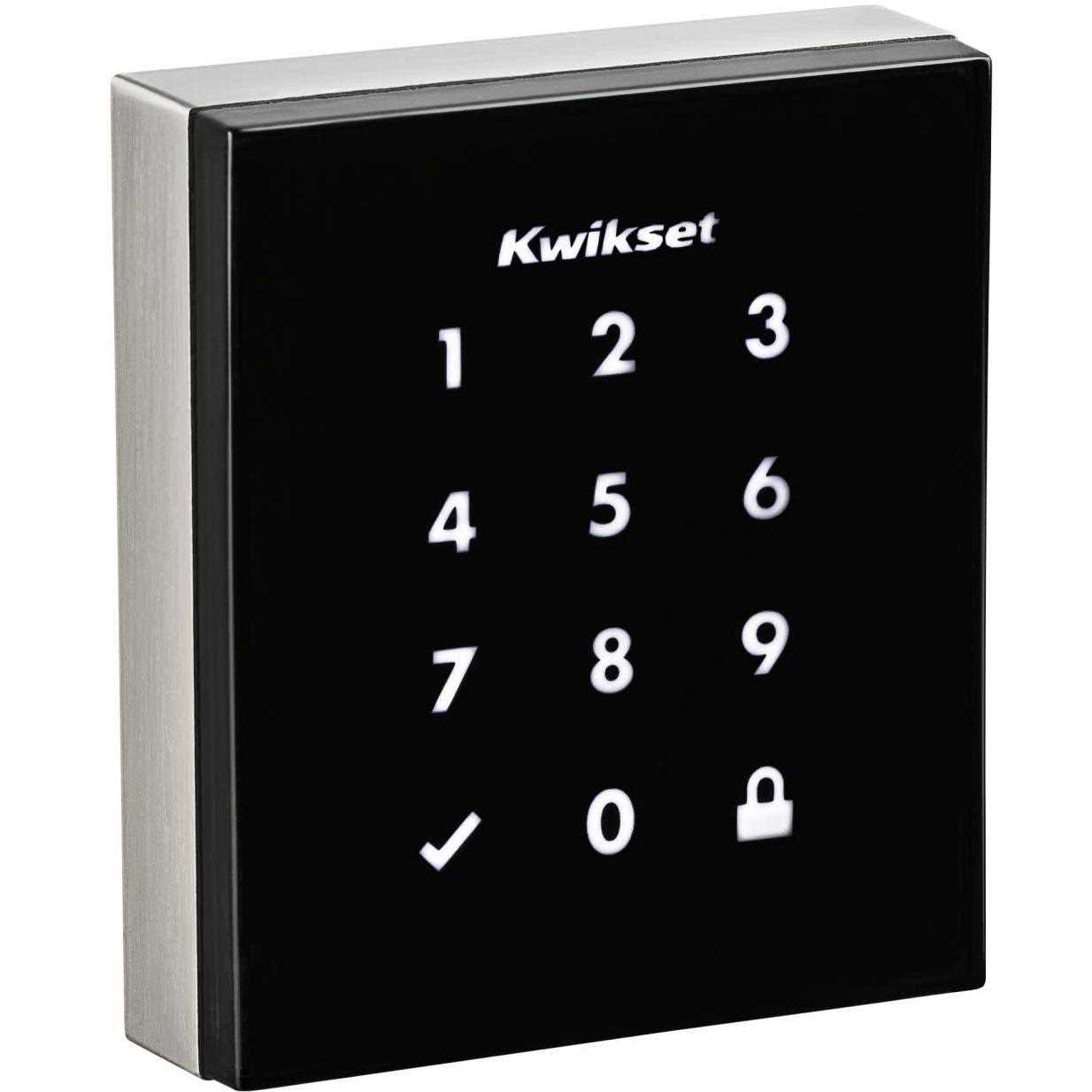Kwikset Obsidian Keyless Z-Wave Electronic Touchscreen Deadbolt 954OBN - Image 4