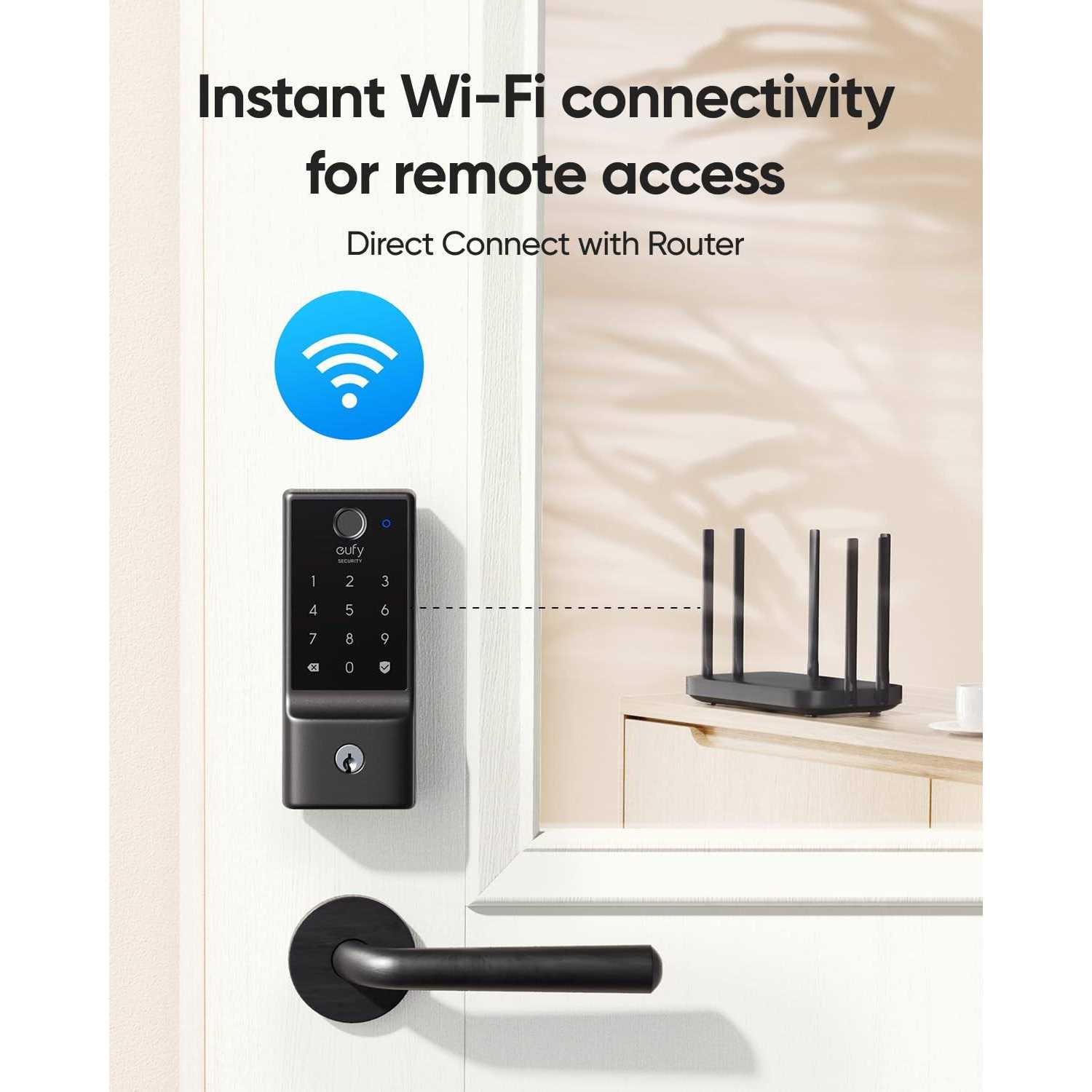 eufy Security Smart Lock C220 Fingerprint Keyless Entry Door Lock - Image 4