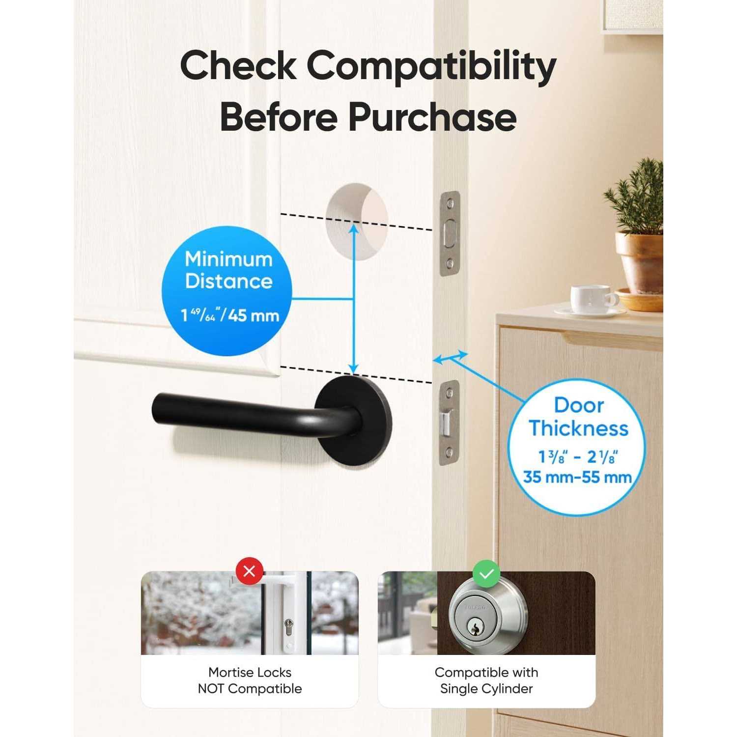 eufy Security Smart Lock C220 Fingerprint Keyless Entry Door Lock - Image 5